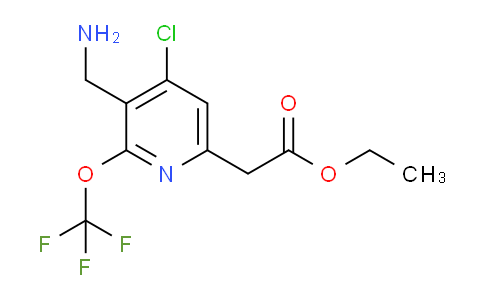 AM20822 | 1804325-51-6 | Ethyl 3-(aminomethyl)-4-chloro-2-(trifluoromethoxy)pyridine-6-acetate