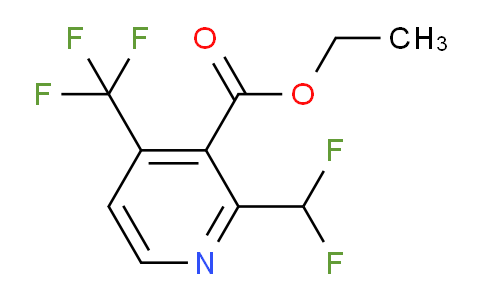 AM208224 | 1805285-82-8 | Ethyl 2-(difluoromethyl)-4-(trifluoromethyl)pyridine-3-carboxylate