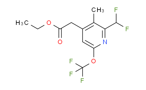 AM20824 | 1361758-73-7 | Ethyl 2-(difluoromethyl)-3-methyl-6-(trifluoromethoxy)pyridine-4-acetate