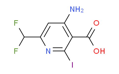 AM208249 | 1804514-45-1 | 4-Amino-6-(difluoromethyl)-2-iodopyridine-3-carboxylic acid