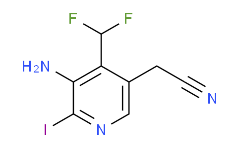 AM208255 | 1806890-15-2 | 3-Amino-4-(difluoromethyl)-2-iodopyridine-5-acetonitrile