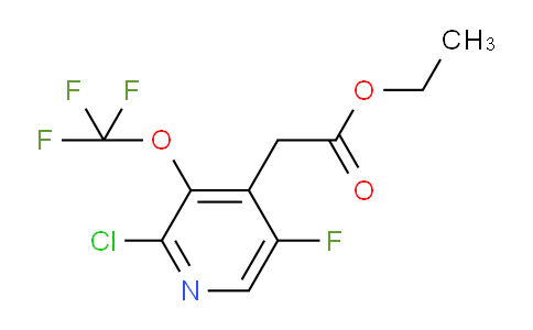 AM20826 | 1803928-63-3 | Ethyl 2-chloro-5-fluoro-3-(trifluoromethoxy)pyridine-4-acetate