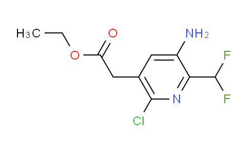 AM208273 | 1806833-78-2 | Ethyl 3-amino-6-chloro-2-(difluoromethyl)pyridine-5-acetate