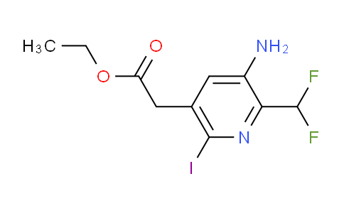 AM208298 | 1806811-63-1 | Ethyl 3-amino-2-(difluoromethyl)-6-iodopyridine-5-acetate