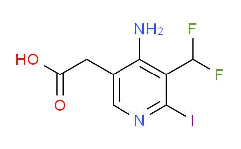 AM208303 | 1806916-57-3 | 4-Amino-3-(difluoromethyl)-2-iodopyridine-5-acetic acid