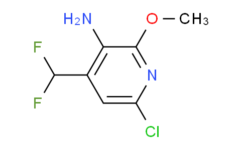 3-Amino-6-chloro-4-(difluoromethyl)-2-methoxypyridine