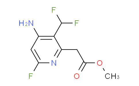 Methyl 4-amino-3-(difluoromethyl)-6-fluoropyridine-2-acetate