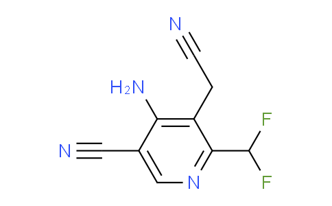 AM208314 | 1805929-71-8 | 4-Amino-5-cyano-2-(difluoromethyl)pyridine-3-acetonitrile