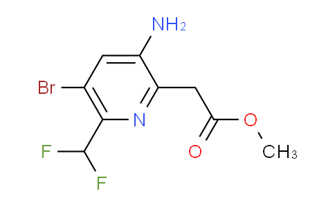 AM208329 | 1806886-28-1 | Methyl 3-amino-5-bromo-6-(difluoromethyl)pyridine-2-acetate