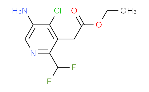 AM208330 | 1803668-88-3 | Ethyl 5-amino-4-chloro-2-(difluoromethyl)pyridine-3-acetate