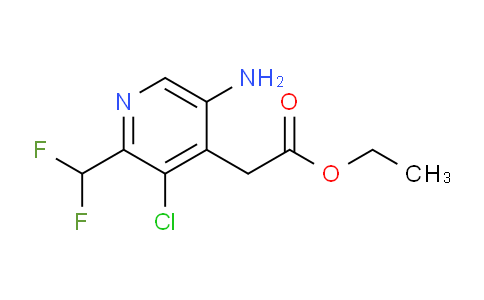 AM208332 | 1806809-18-6 | Ethyl 5-amino-3-chloro-2-(difluoromethyl)pyridine-4-acetate