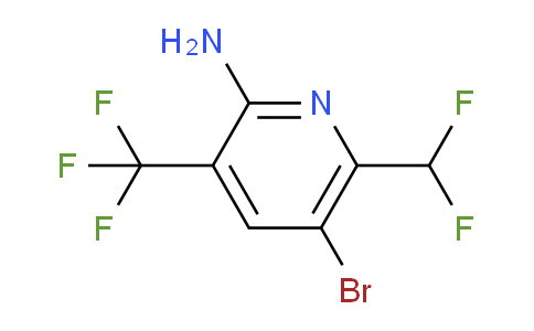 AM208363 | 1806833-15-7 | 2-Amino-5-bromo-6-(difluoromethyl)-3-(trifluoromethyl)pyridine