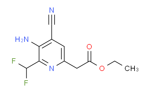 AM208375 | 1805110-13-7 | Ethyl 3-amino-4-cyano-2-(difluoromethyl)pyridine-6-acetate