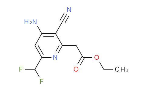 AM208377 | 1805328-76-0 | Ethyl 4-amino-3-cyano-6-(difluoromethyl)pyridine-2-acetate