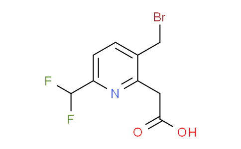 3-(Bromomethyl)-6-(difluoromethyl)pyridine-2-acetic acid