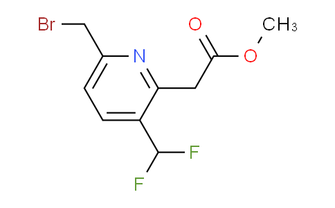 AM208394 | 1805005-27-9 | Methyl 6-(bromomethyl)-3-(difluoromethyl)pyridine-2-acetate