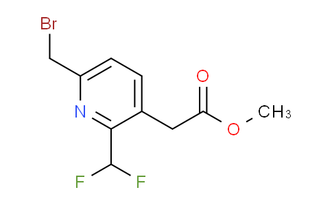 Methyl 6-(bromomethyl)-2-(difluoromethyl)pyridine-3-acetate