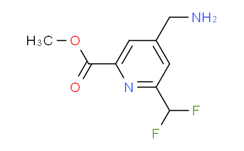 Methyl 4-(aminomethyl)-2-(difluoromethyl)pyridine-6-carboxylate