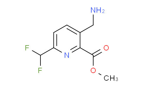 AM208408 | 1804711-94-1 | Methyl 3-(aminomethyl)-6-(difluoromethyl)pyridine-2-carboxylate