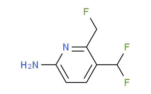 6-Amino-3-(difluoromethyl)-2-(fluoromethyl)pyridine