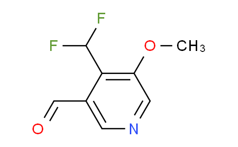 4-(Difluoromethyl)-3-methoxypyridine-5-carboxaldehyde