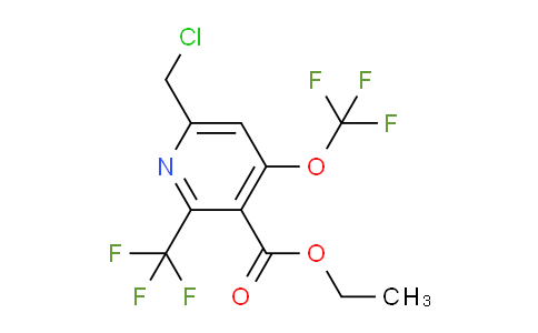 AM208432 | 1806767-73-6 | Ethyl 6-(chloromethyl)-4-(trifluoromethoxy)-2-(trifluoromethyl)pyridine-3-carboxylate