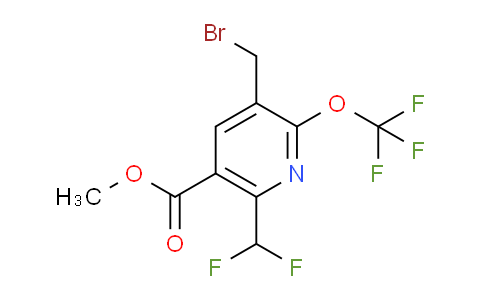 Methyl 3-(bromomethyl)-6-(difluoromethyl)-2-(trifluoromethoxy)pyridine-5-carboxylate