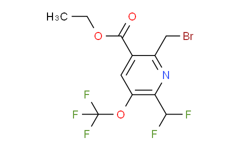 AM208449 | 1806783-40-3 | Ethyl 2-(bromomethyl)-6-(difluoromethyl)-5-(trifluoromethoxy)pyridine-3-carboxylate