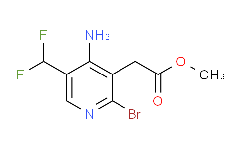 AM208453 | 1806835-66-4 | Methyl 4-amino-2-bromo-5-(difluoromethyl)pyridine-3-acetate