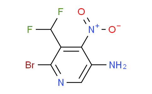 5-Amino-2-bromo-3-(difluoromethyl)-4-nitropyridine