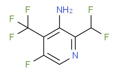 AM208467 | 1805324-47-3 | 3-Amino-2-(difluoromethyl)-5-fluoro-4-(trifluoromethyl)pyridine