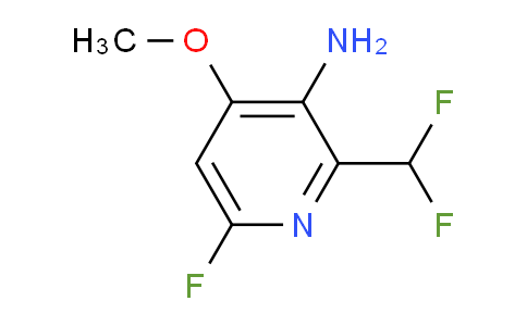 AM208485 | 1805342-11-3 | 3-Amino-2-(difluoromethyl)-6-fluoro-4-methoxypyridine