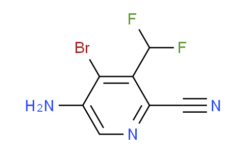 AM208491 | 1805257-01-5 | 5-Amino-4-bromo-2-cyano-3-(difluoromethyl)pyridine