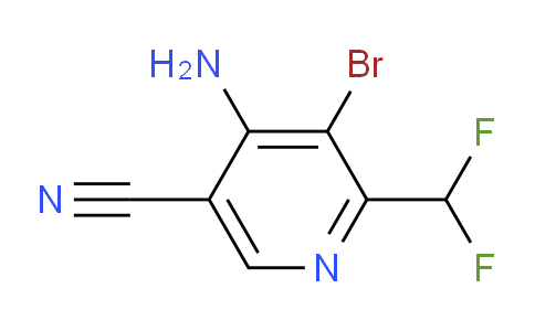 AM208495 | 1804696-49-8 | 4-Amino-3-bromo-5-cyano-2-(difluoromethyl)pyridine