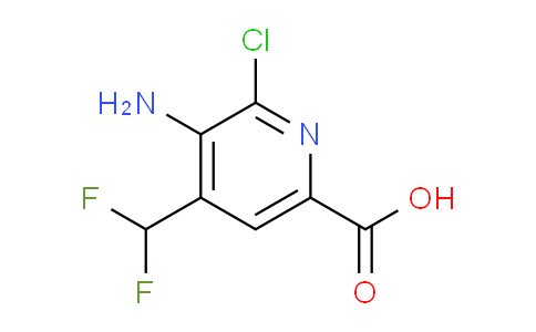 AM208501 | 1804451-55-5 | 3-Amino-2-chloro-4-(difluoromethyl)pyridine-6-carboxylic acid