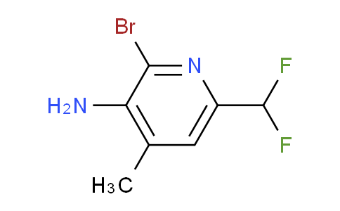 AM208519 | 1804697-93-5 | 3-Amino-2-bromo-6-(difluoromethyl)-4-methylpyridine