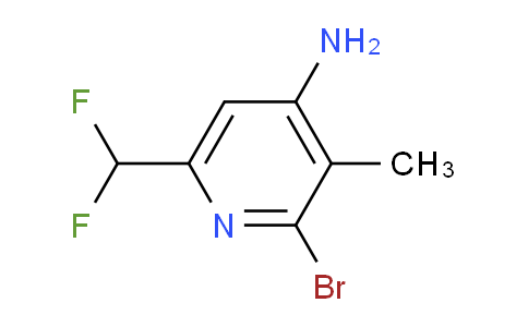 4-Amino-2-bromo-6-(difluoromethyl)-3-methylpyridine