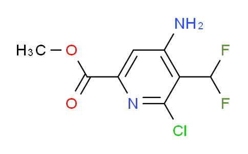 AM208558 | 1805337-85-2 | Methyl 4-amino-2-chloro-3-(difluoromethyl)pyridine-6-carboxylate