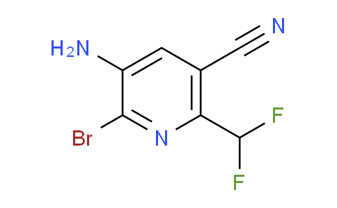 AM208560 | 1805013-04-0 | 3-Amino-2-bromo-5-cyano-6-(difluoromethyl)pyridine