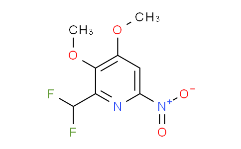 AM208591 | 1803707-96-1 | 2-(Difluoromethyl)-3,4-dimethoxy-6-nitropyridine