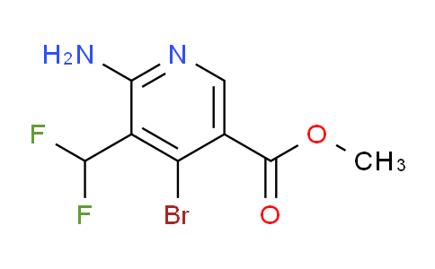 Methyl 2-amino-4-bromo-3-(difluoromethyl)pyridine-5-carboxylate