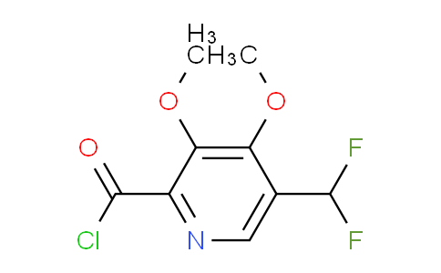 5-(Difluoromethyl)-3,4-dimethoxypyridine-2-carbonyl chloride