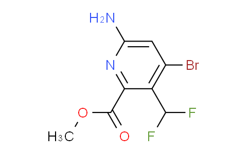 AM208599 | 1805333-10-1 | Methyl 6-amino-4-bromo-3-(difluoromethyl)pyridine-2-carboxylate