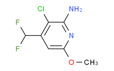 AM208600 | 1805056-96-5 | 2-Amino-3-chloro-4-(difluoromethyl)-6-methoxypyridine