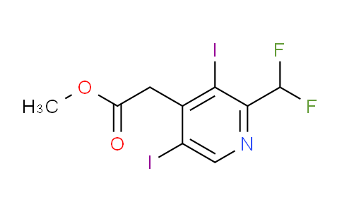 AM208625 | 1805006-97-6 | Methyl 2-(difluoromethyl)-3,5-diiodopyridine-4-acetate