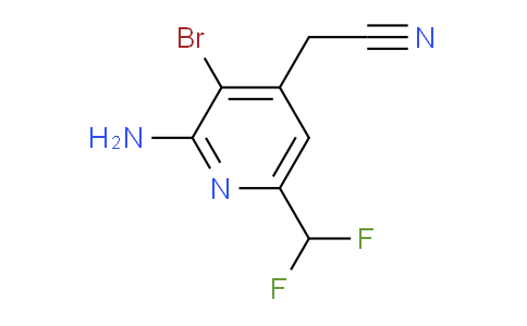 AM208630 | 1805334-57-9 | 2-Amino-3-bromo-6-(difluoromethyl)pyridine-4-acetonitrile
