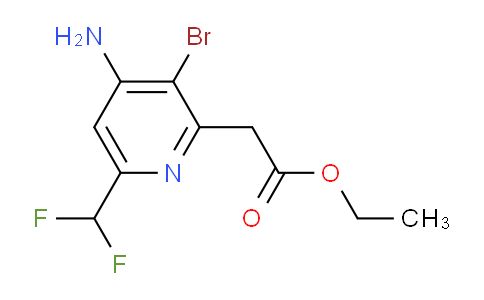 AM208631 | 1805013-44-8 | Ethyl 4-amino-3-bromo-6-(difluoromethyl)pyridine-2-acetate