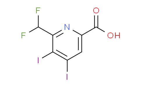 AM208634 | 1806033-04-4 | 2-(Difluoromethyl)-3,4-diiodopyridine-6-carboxylic acid
