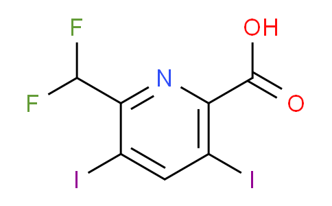 AM208635 | 1805292-29-8 | 2-(Difluoromethyl)-3,5-diiodopyridine-6-carboxylic acid