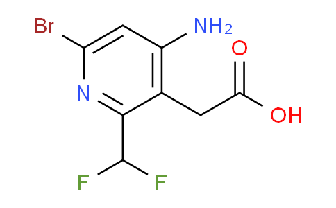 AM208642 | 1805055-23-5 | 4-Amino-6-bromo-2-(difluoromethyl)pyridine-3-acetic acid